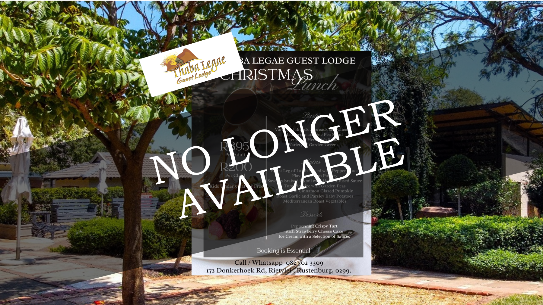 Christmas Lunch Special